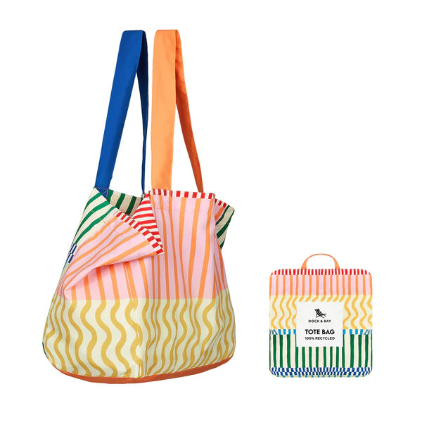 Foldaway Tote Bags - Stripe Up Your Life