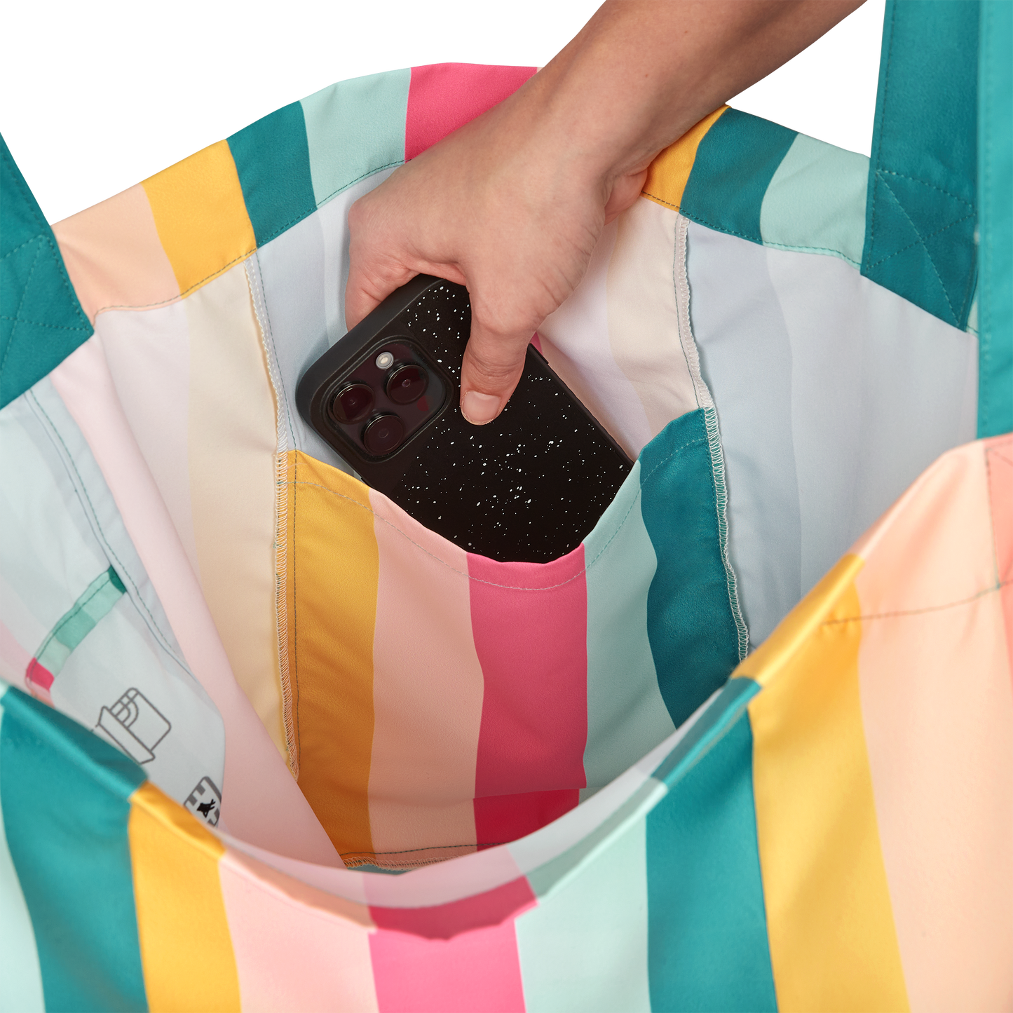 Foldaway Tote Bags - Coastal Candy