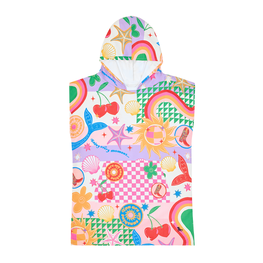 good vibes club poncho