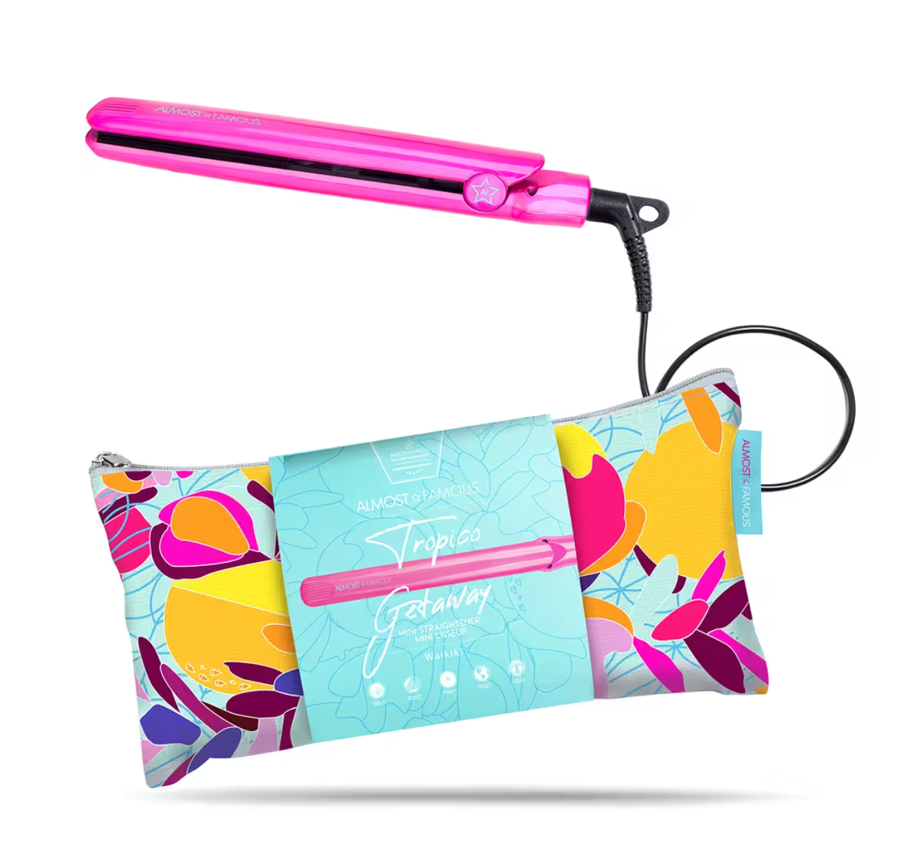 Mini ALMOST FAMOUS Studio Series Tropico straightener TowelsandBeach.kw