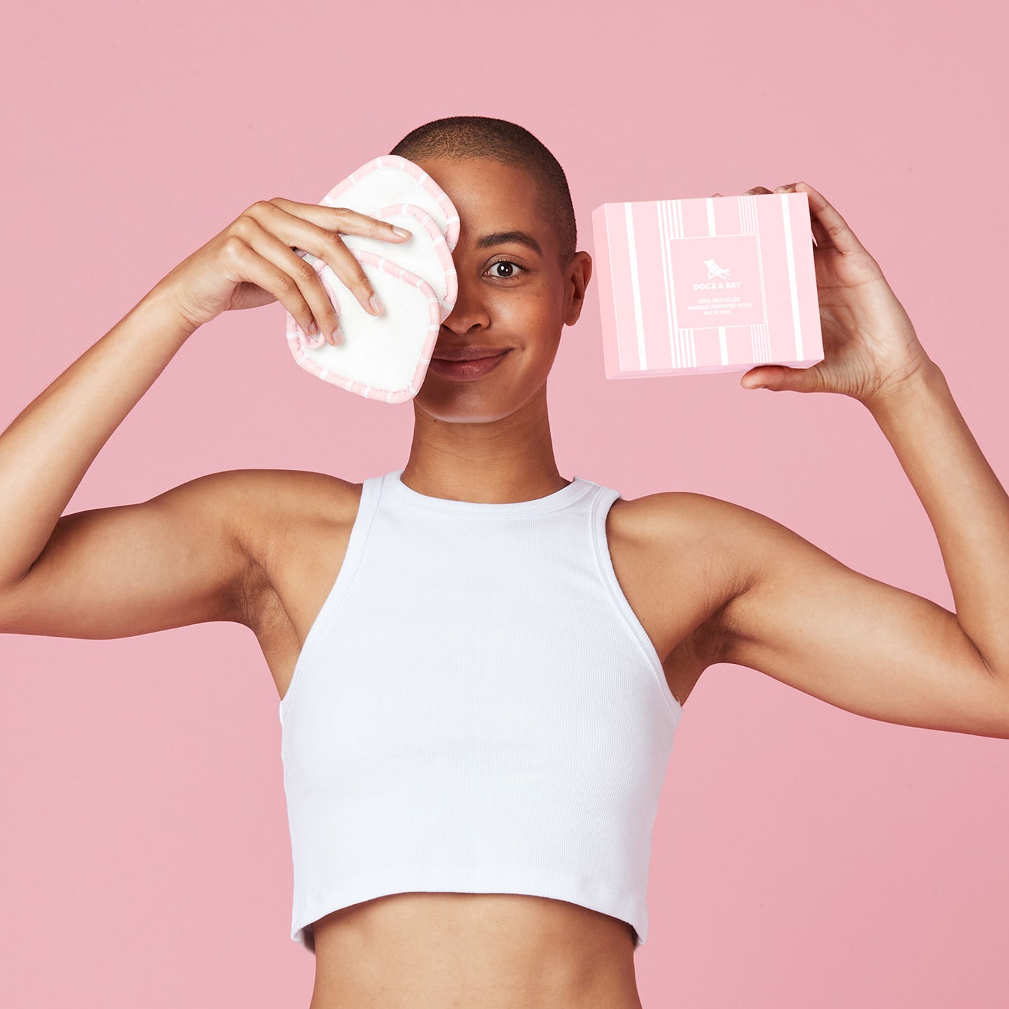 Reusable Makeup Removers - Peppermint Pink