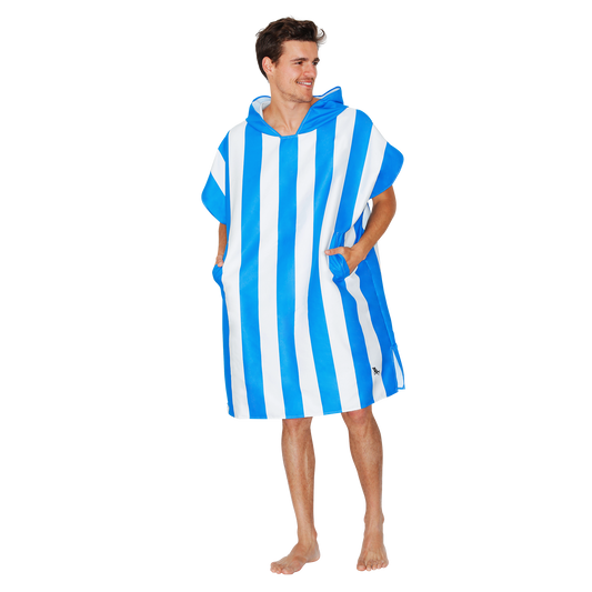 Poncho - Bondi Blue
