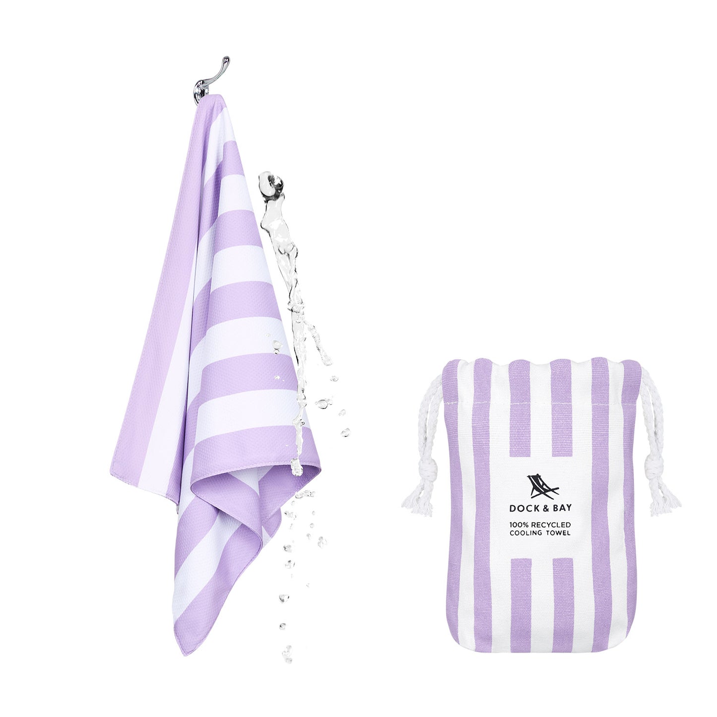 Cooling Gym Towel - Lombok Lilac