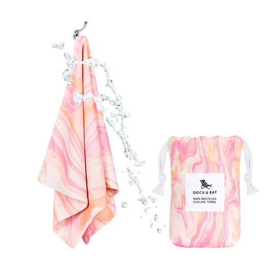 Cooling Gym Towel - Peach Melba