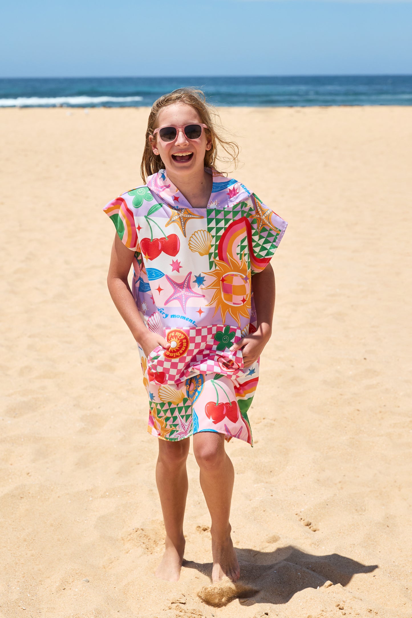 good vibes club poncho