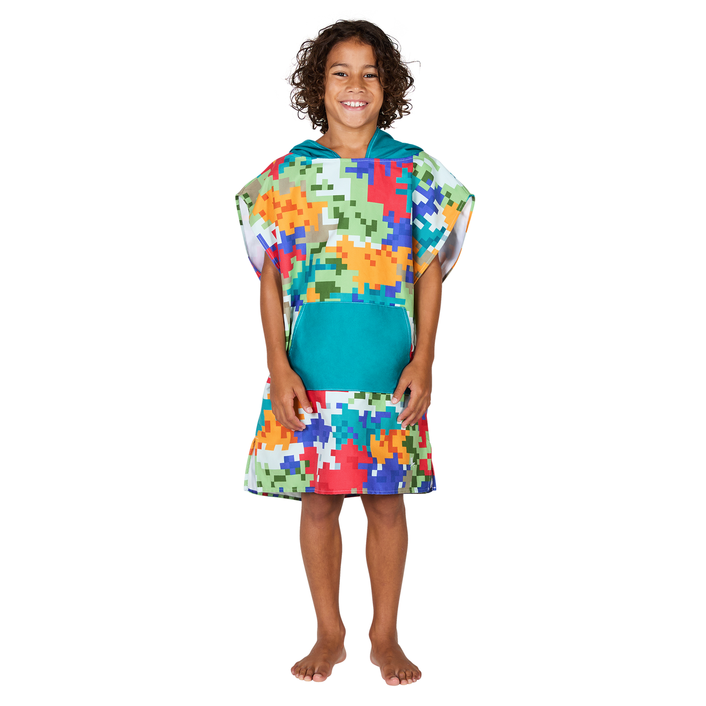 Camo Cubes poncho