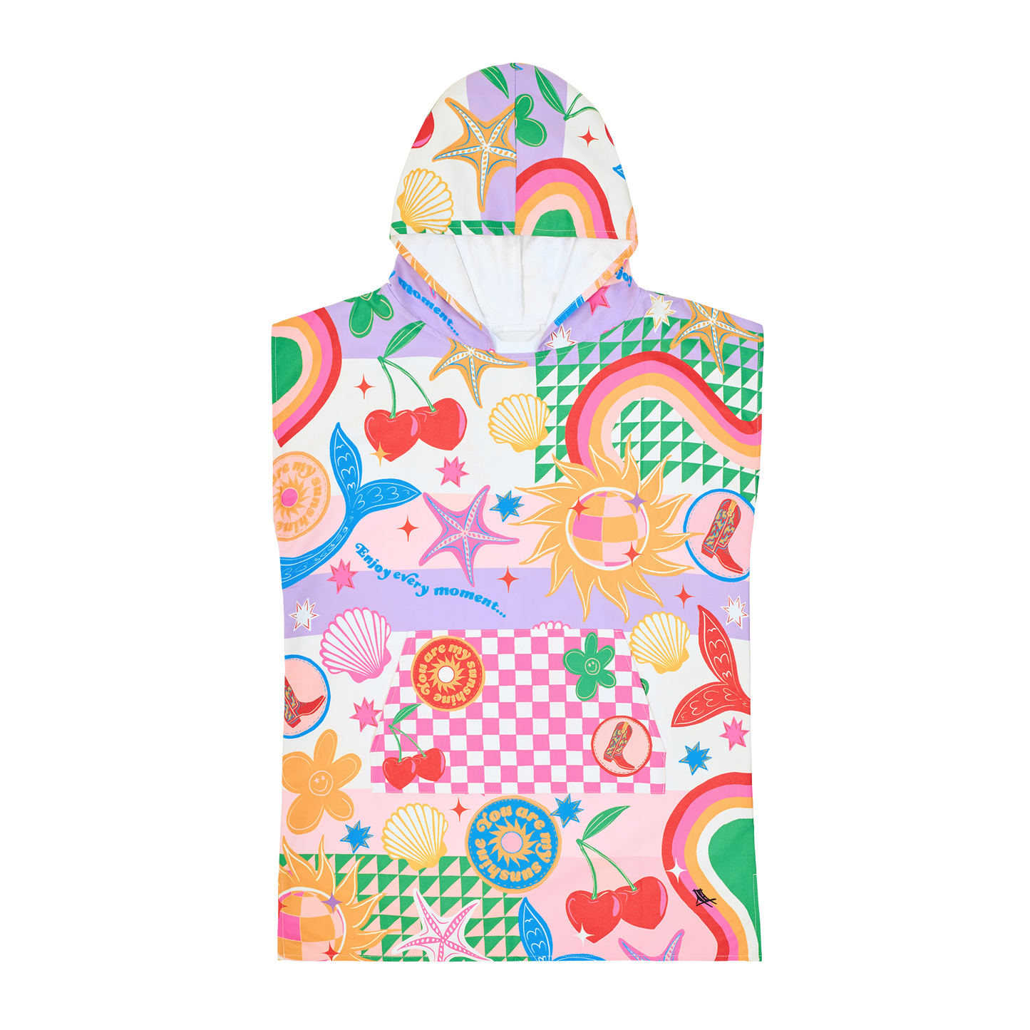 good vibes club poncho