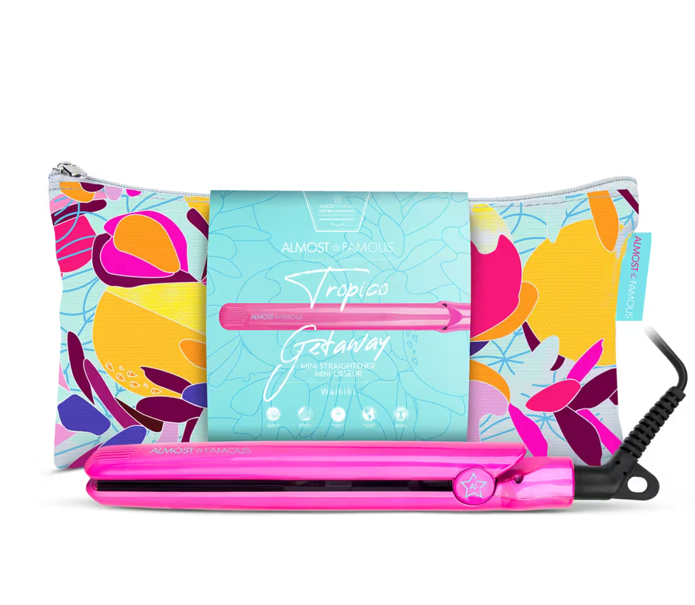 Mini ALMOST FAMOUS Studio Series Tropico straightener TowelsandBeach.kw