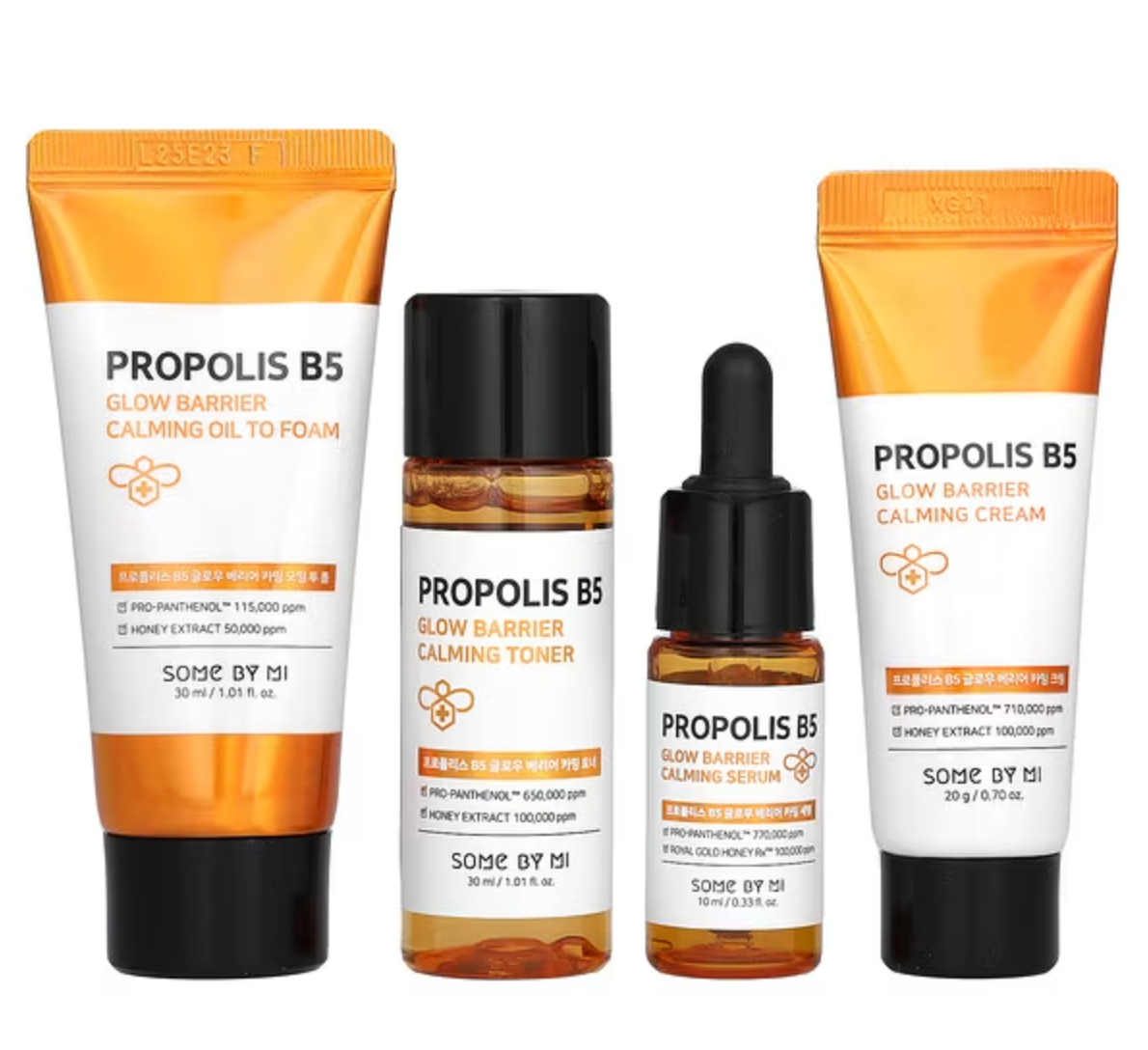 Propolis B5 Glow Barrier Calming Starter Kit - 4 Pcs