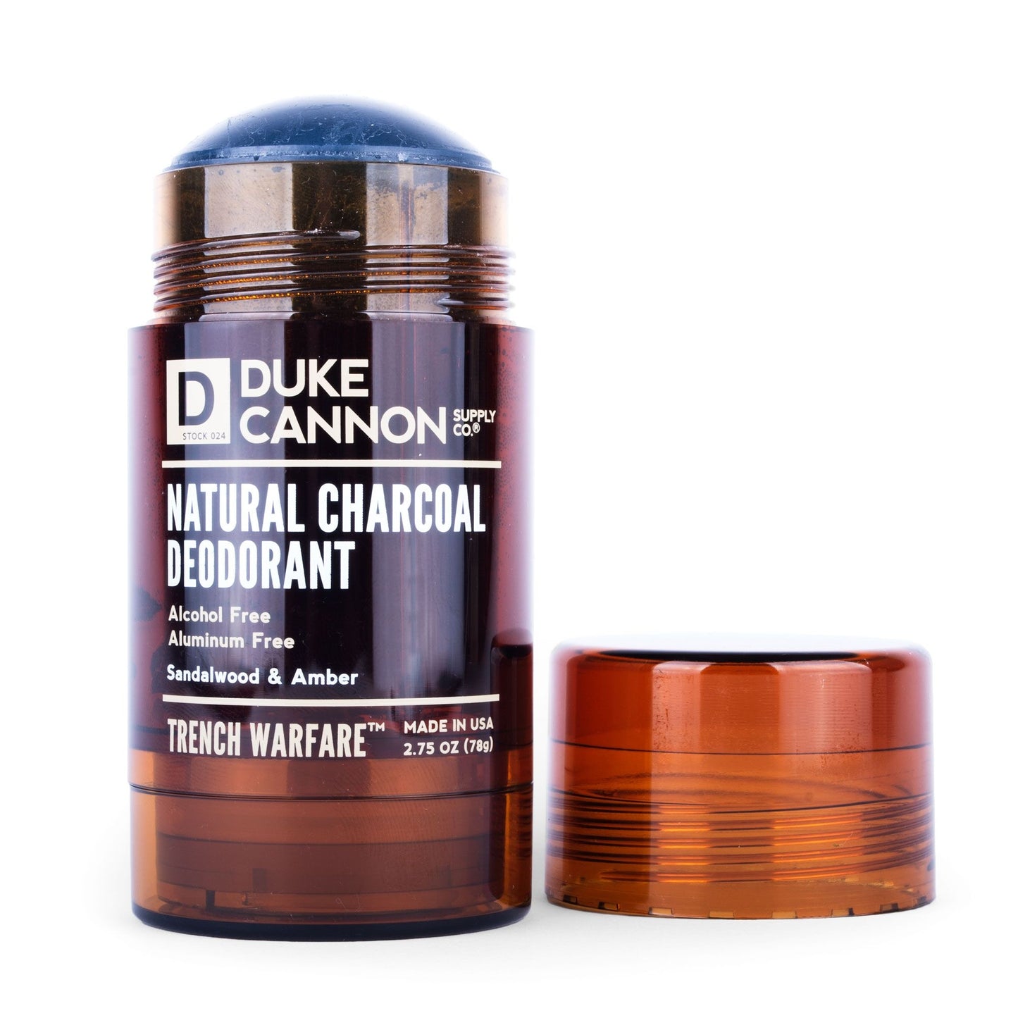 Duke Cannon Charcoal Deodorant, Sandalwood & Amber