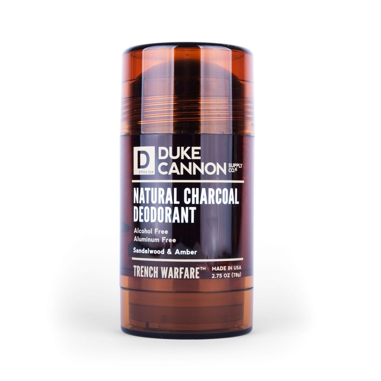 Duke Cannon Charcoal Deodorant, Sandalwood & Amber