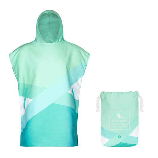 Poncho - race teal