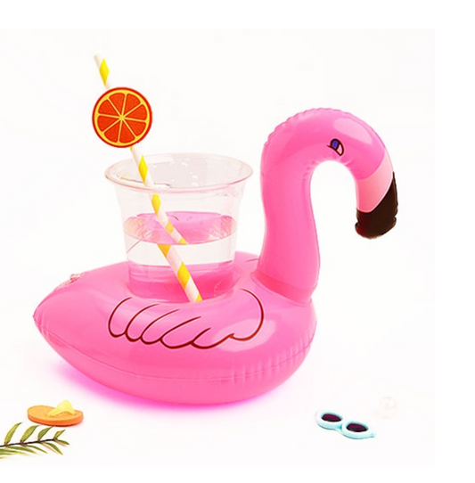 Inflatable Flamingo Cup Holders