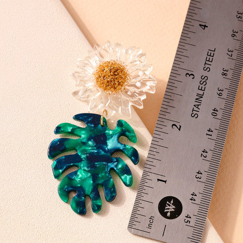 Sunflower Dangling Earrings